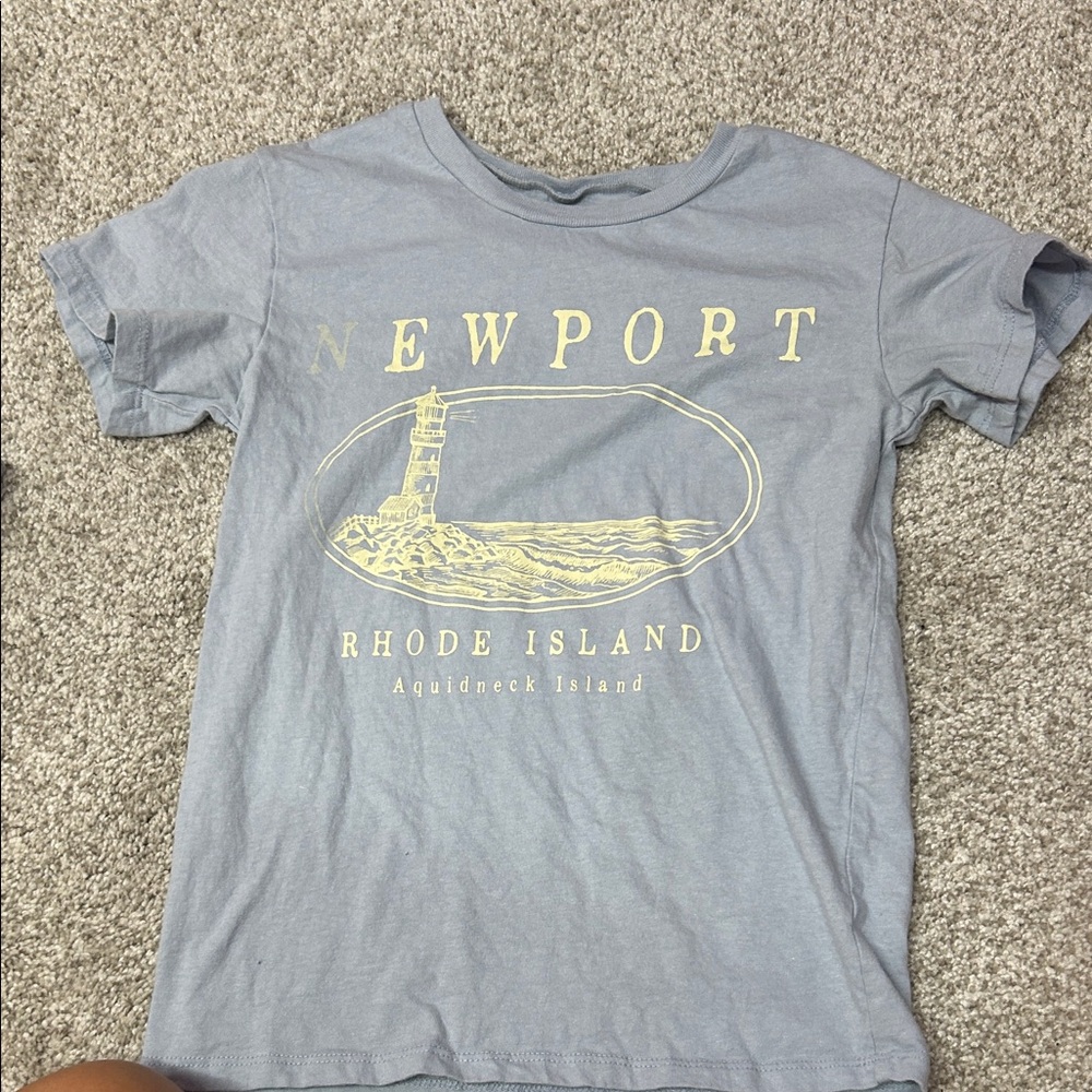 Mighty Fine Newport Gray Graphic Tee